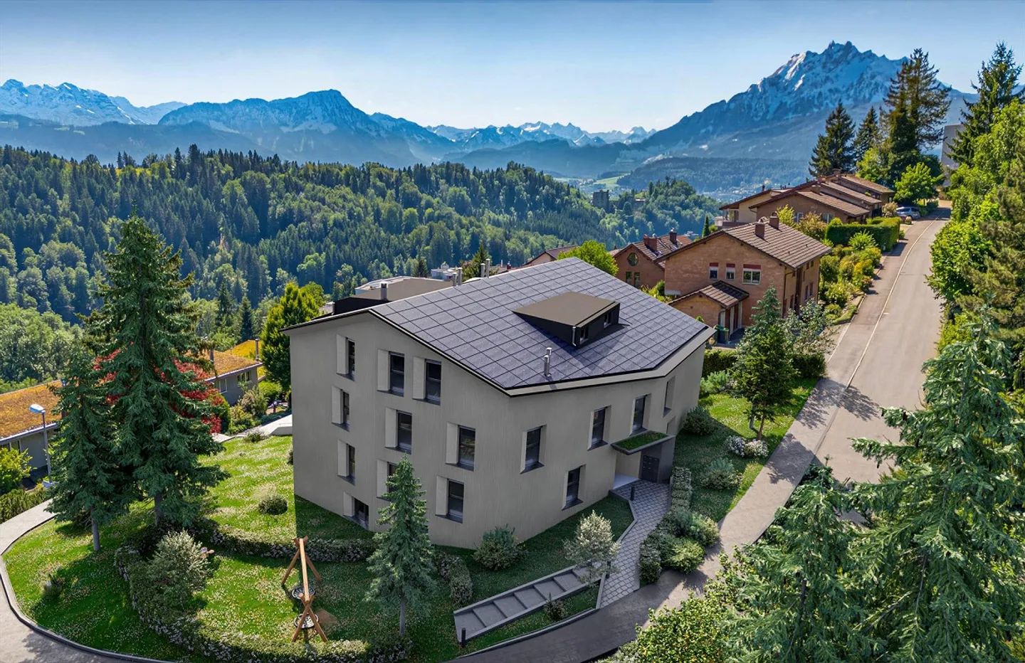 Stilvolle Neubauwohnung in Natur - Foto 4 von 5