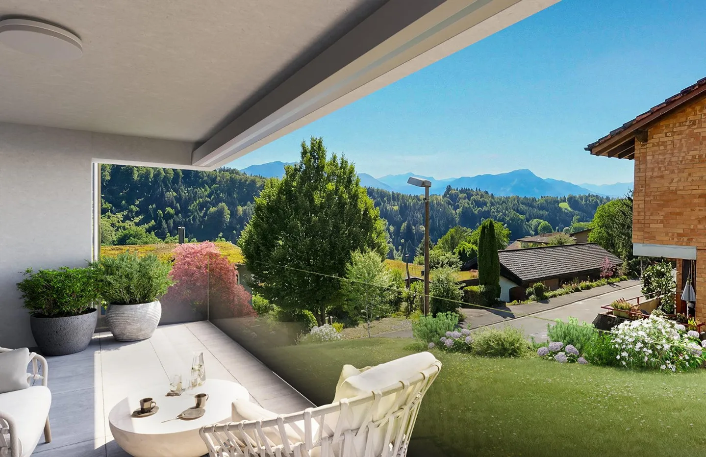 Stilvolle Neubauwohnung in Natur - Foto 1 von 5