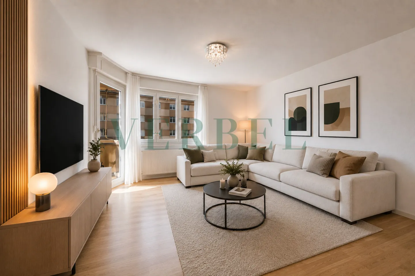 Superb 3.5-room apartment with balcony - Photo 1 of 8