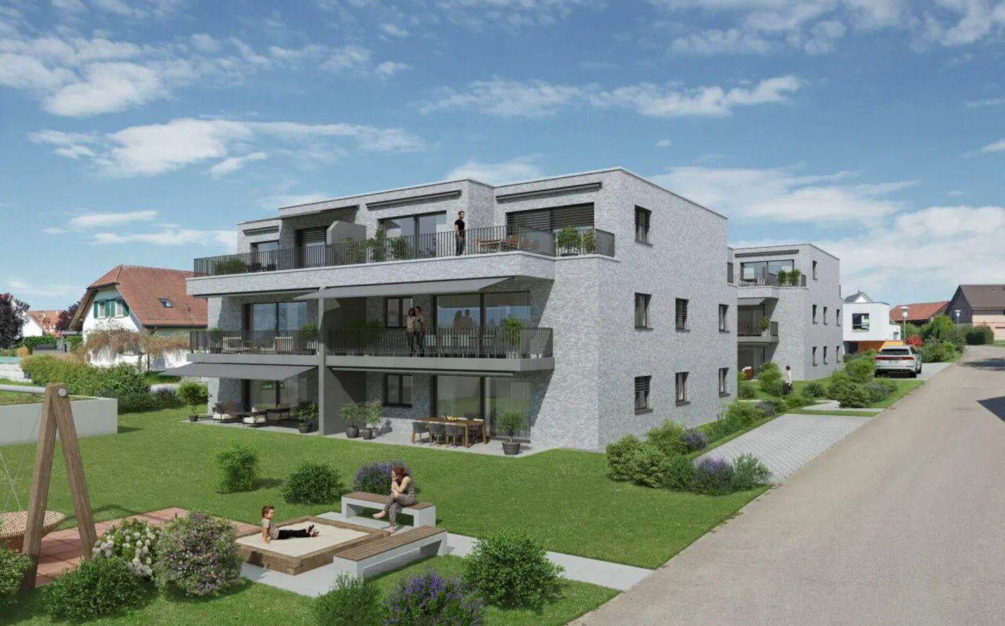 BAUSTART ERFOLGT! Ruhe, Sonne und Weitblick: komfortables Neubauwoh... - Photo 1 of 6