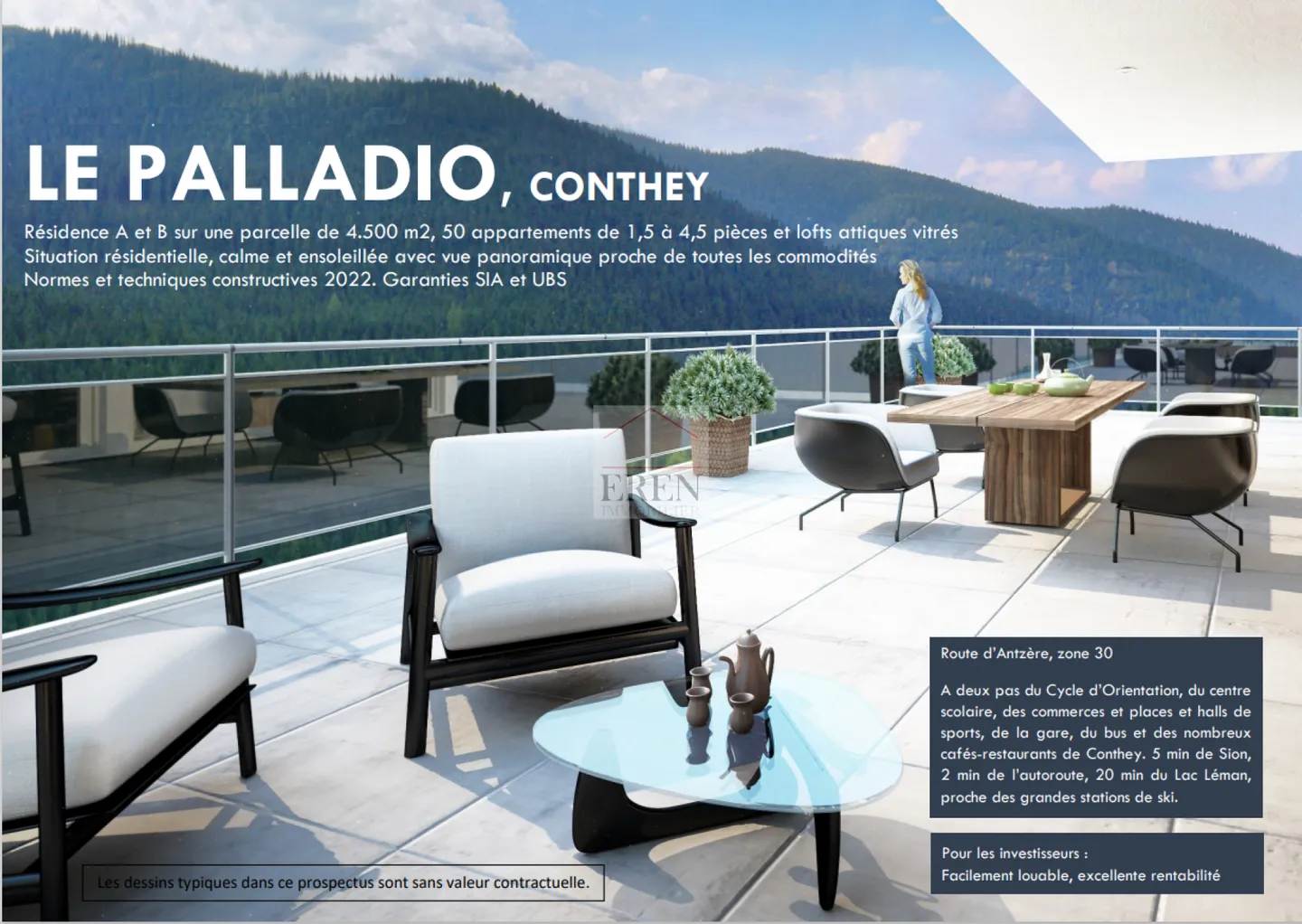 Attico panoramico 4,5 locali completamente vetrati con balcone-terrazza angolare di 72m2 - Foto 6 di 10