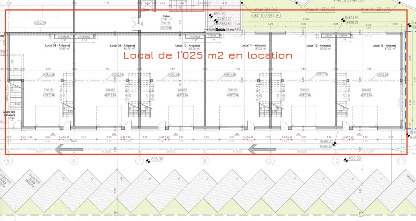 Il tuo nuovo spazio Atelier / Produzione / Ufficio - da 310 m2 a 1'000 m2 - Foto 3 di 8