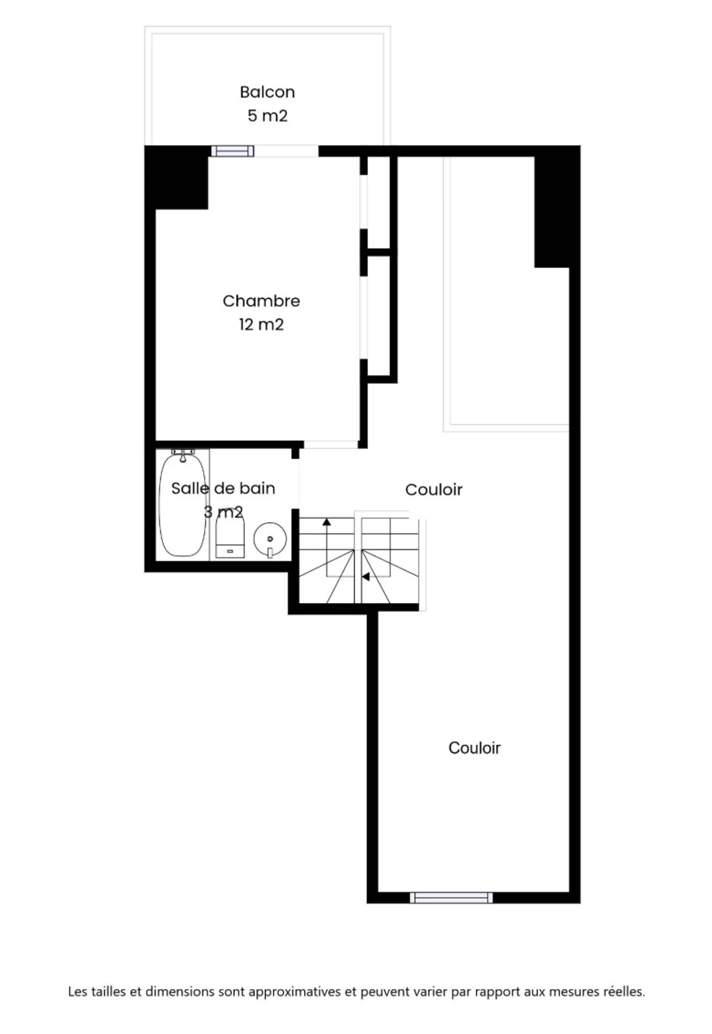 Apartment with 3.5 rooms and 63m2 in top floor duplex with balconies and stunning views - Photo 8 of 9