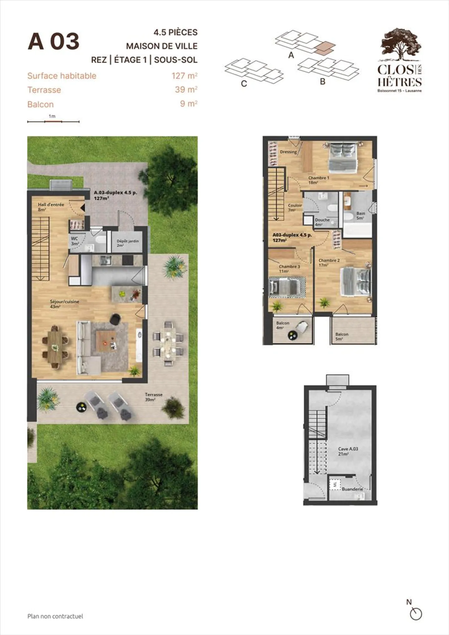 Casa adiacente 4.5 stanze - Foto 3 di 3