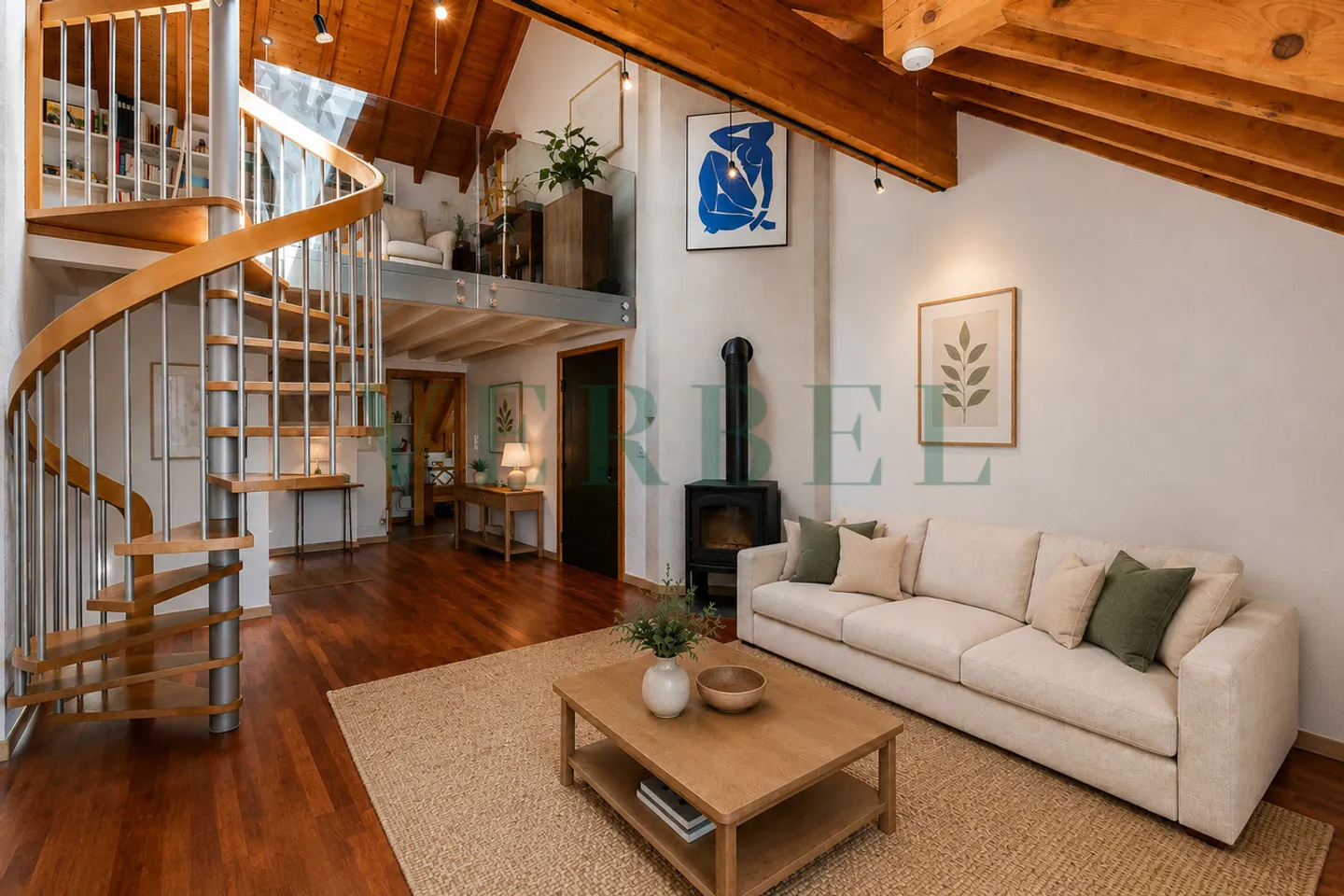 Charming Attic Apartment with Lake View - Photo 3 of 12