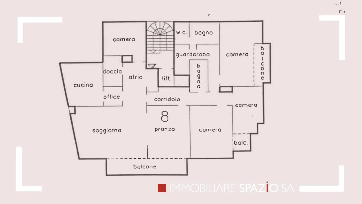 Paradis - 200 m² - 6,5 pièces - Cinquième étage - Photo 4 sur 11