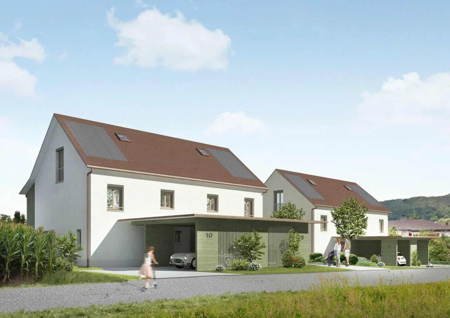 Maison jumelée exclusive de 7,5 pièces avec jardin paradisiaque et vue - Photo 4 sur 4