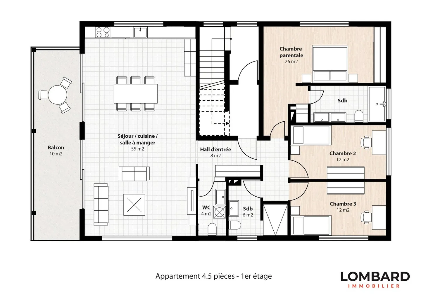 Außergewöhnliche 4.5-Zimmer-Wohnung mit großem privatem Garten - Photo 8 of 8