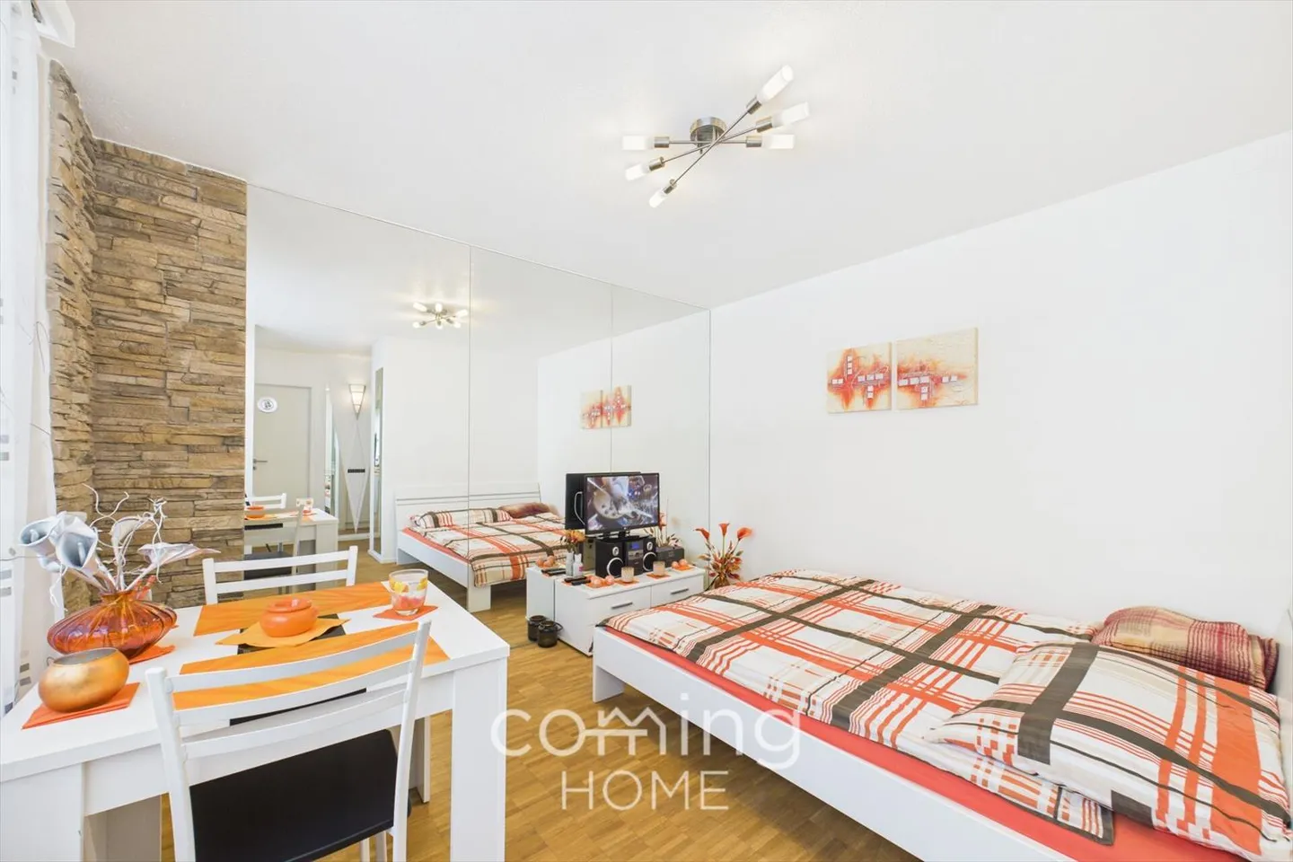 Modernes Studio in Leukerbad - möbliert, zentral und in Top-Zustand - Photo 1 sur 10