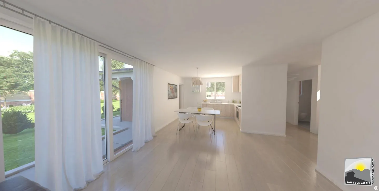 VALAIS / I am "PERLINE" Magnificent Villa to build 5.5 pieces of 151 m² - Photo 2 of 32