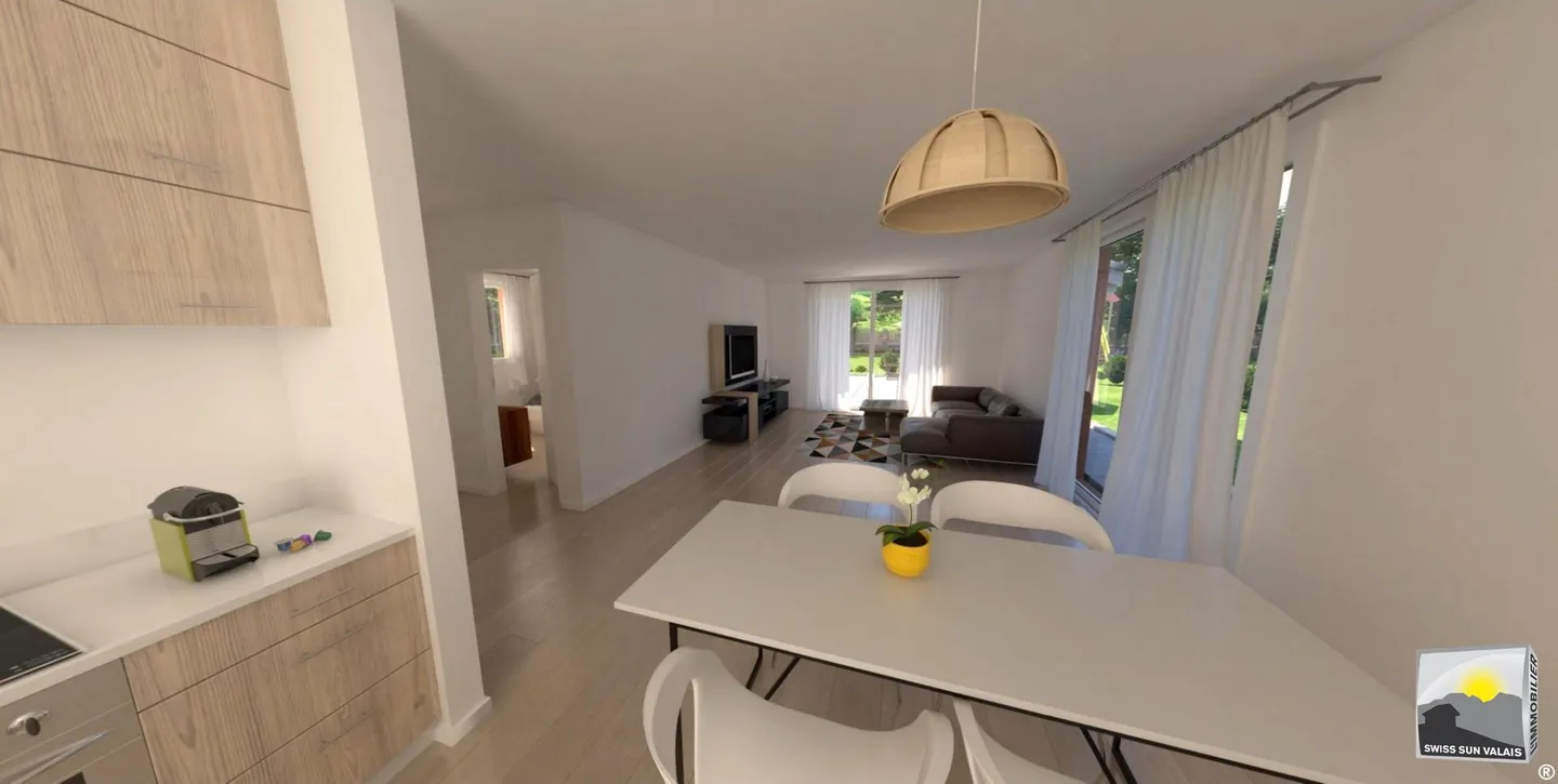 VALAIS / I am "PERLINE" Magnificent Villa to build 5.5 pieces of 151 m² - Photo 5 of 32