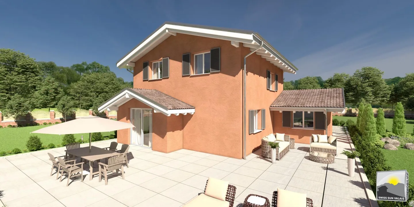 VALAIS / I am "PERLINE" Magnificent Villa to build 5.5 pieces of 151 m² - Photo 29 of 32