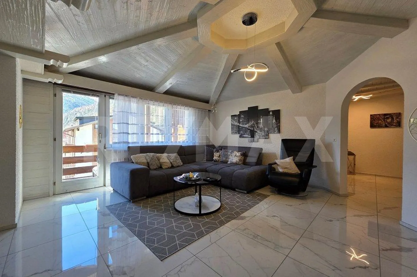 Traumhafte Attikawohnung in Saas-Fee - Foto 4 von 13