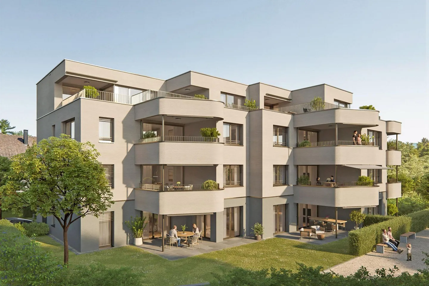 Modernes Apartment mit Balkon - Foto 1 von 8