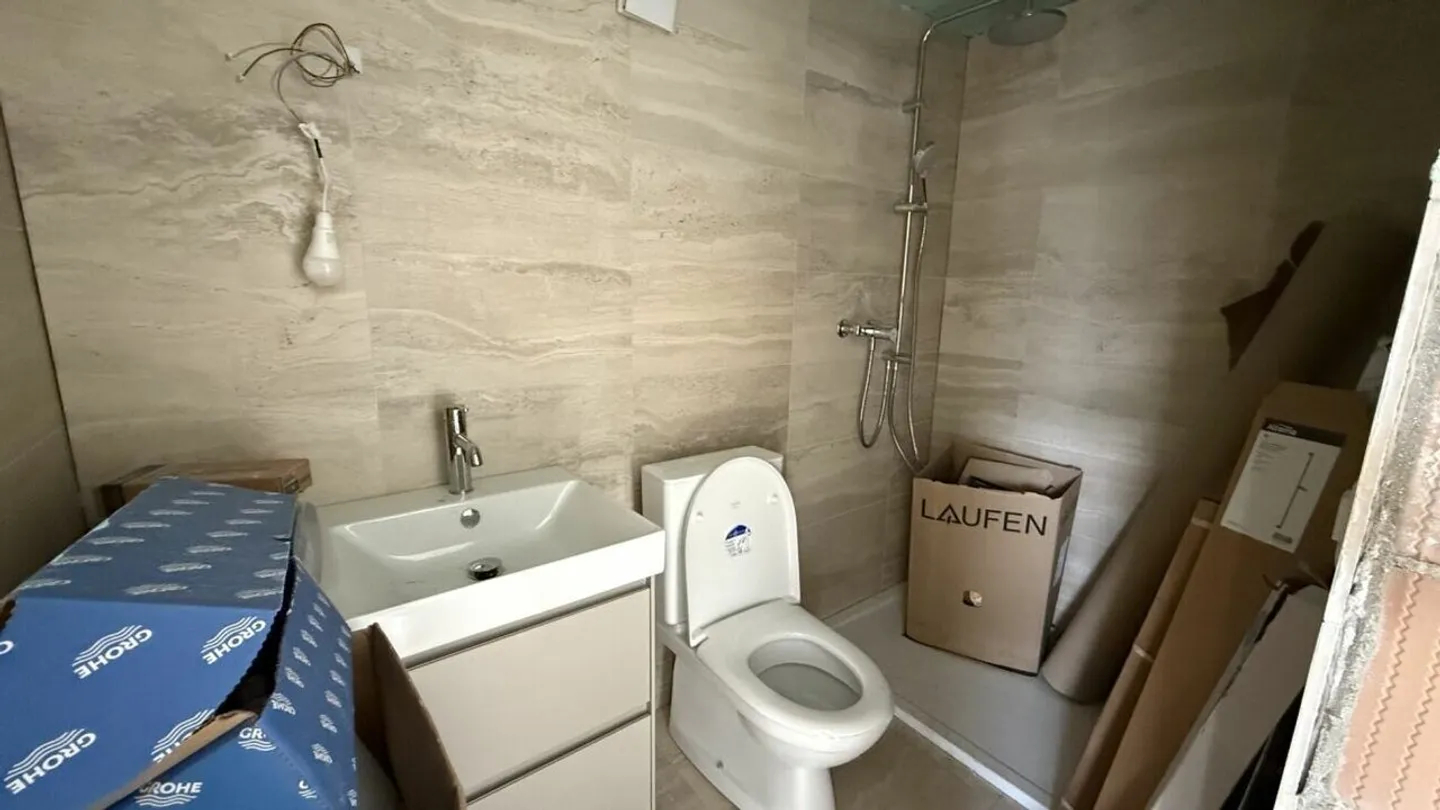 Frisch renovierte 2.5-Zimmer-Wohnung im Einfamilienhaus in Spiez - Foto 8 von 9