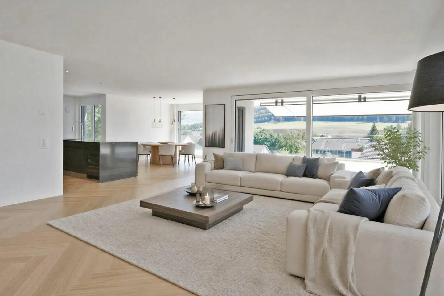 Sonnige Terrassenwohnung mit Säntisblick - Foto 1 von 13