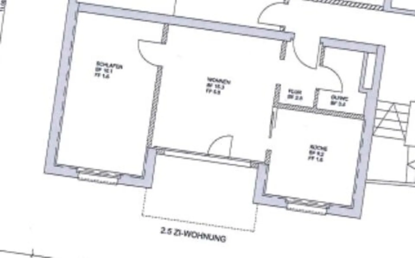 Charmante 2.5-Zimmerwohnung - Foto 7 von 7