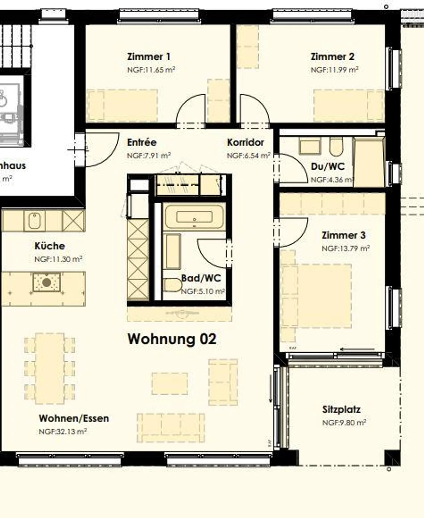 Neubau / 4.5-Zi.-Wohnung Erdgeschoss - Foto 17 von 17