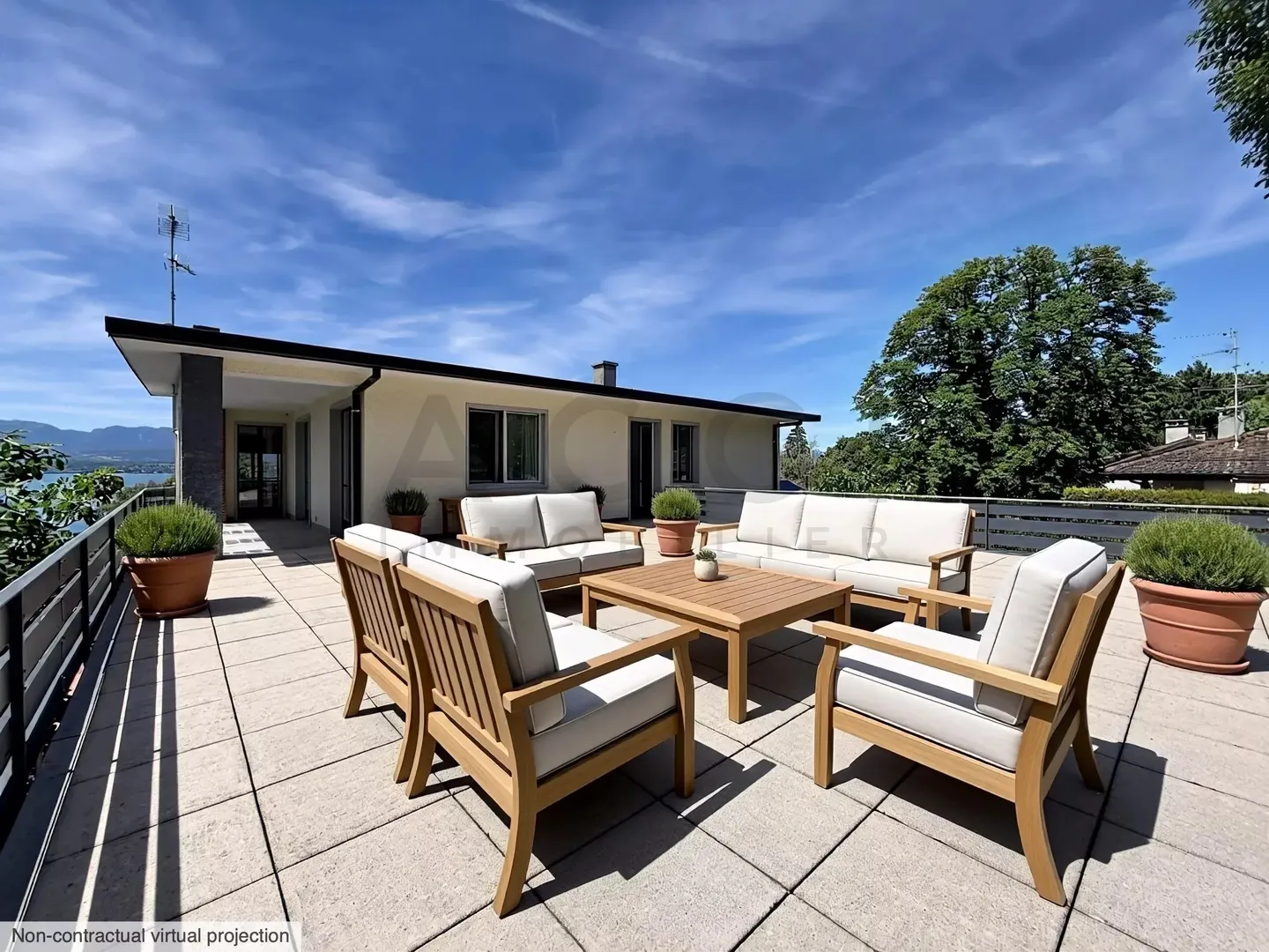 Villa au bord du lac avec plage privée - Photo 15 sur 23