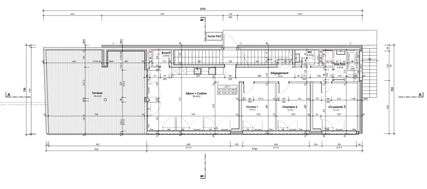 Zeitgenössische Wohnung in Corin - Foto 12 von 14