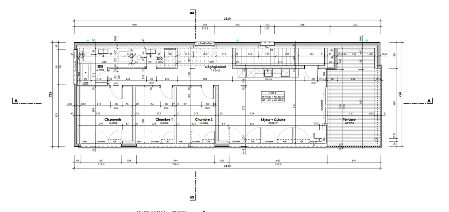 Zeitgenössische Wohnung in Corin - Foto 13 von 14