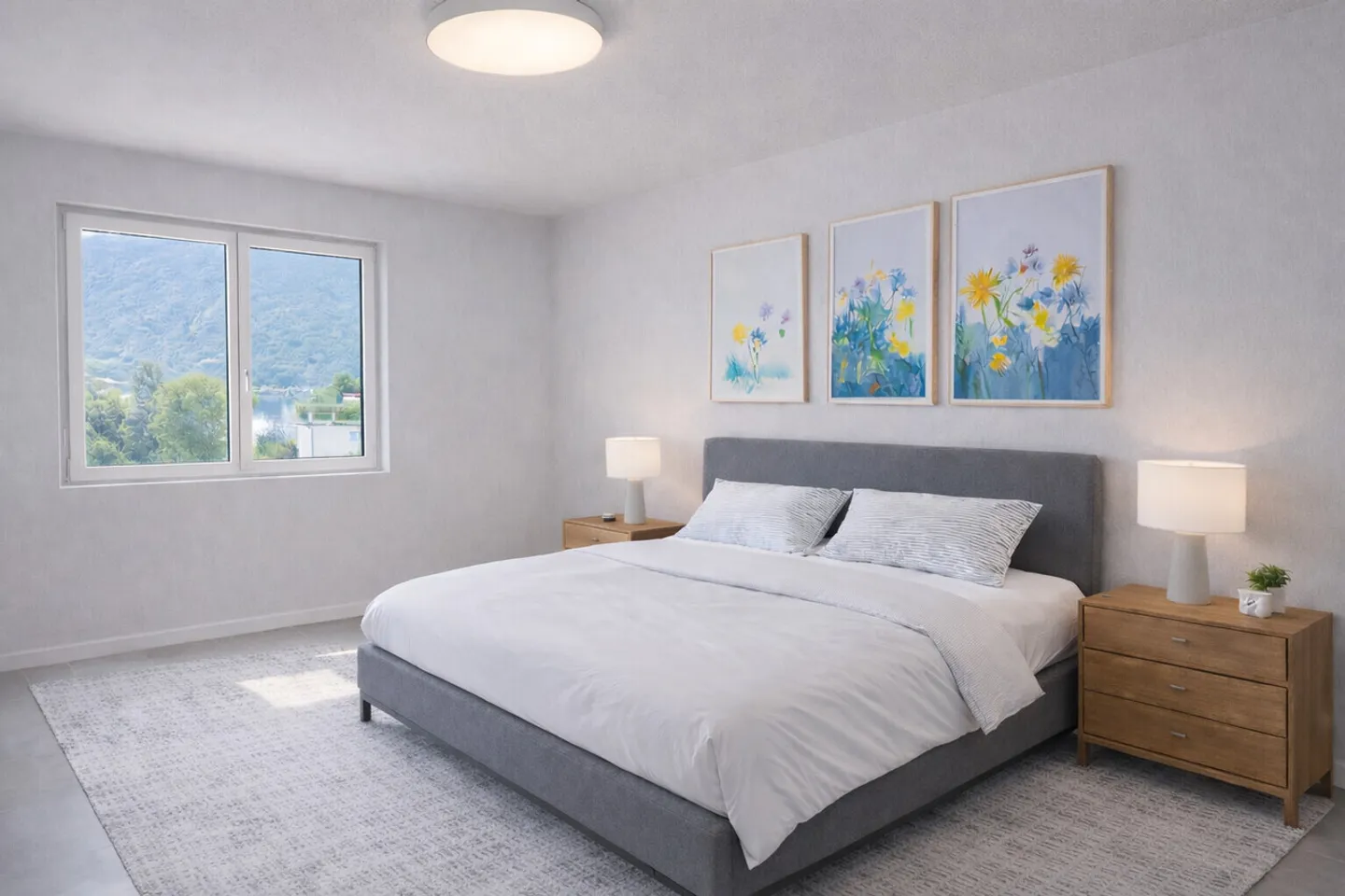 Charmante Wohnung mit Seesicht - Foto 3 von 11