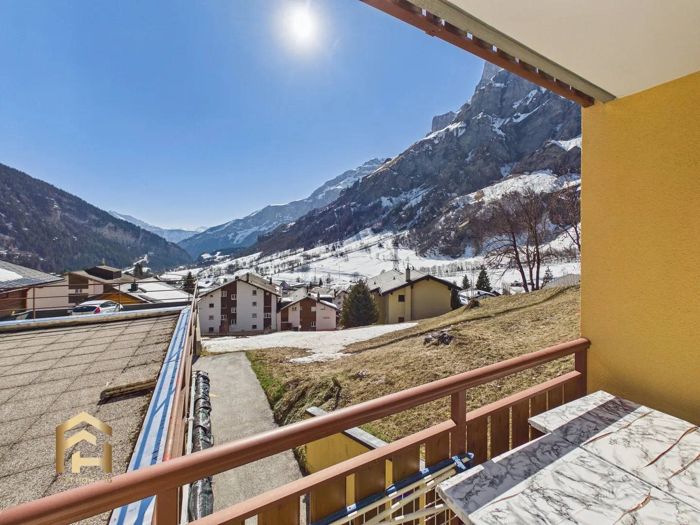 Attractive 3.5-room apartment in Leukerbad with large terrace and beautiful view - Photo 9 of 13
