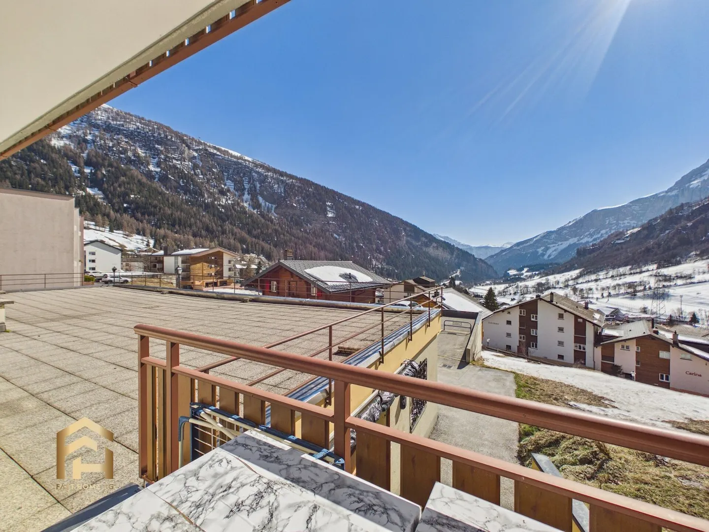 Attractive 3.5-room apartment in Leukerbad with large terrace and beautiful view - Photo 10 of 13