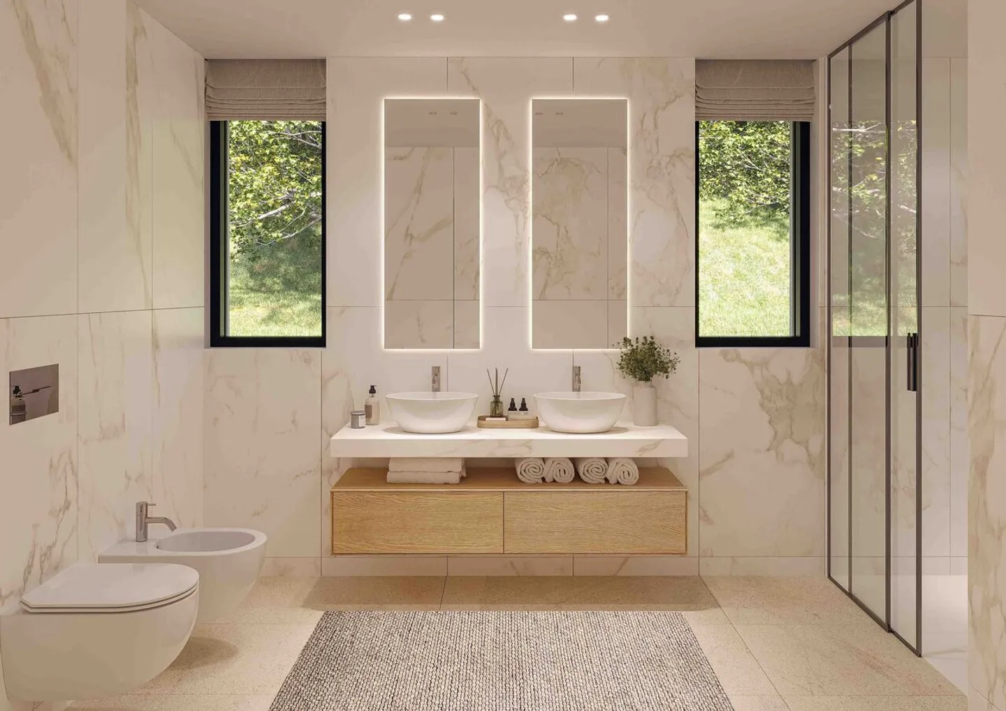 Neue 3.5 Zimmer mit Garten in Lugano Pregassona - Foto 4 von 5