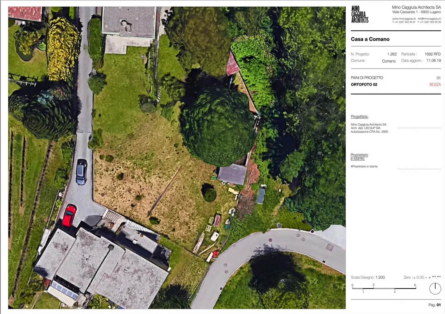 Terreno edificabile con permesso per una villa di lusso a Comano - Foto 8 di 13