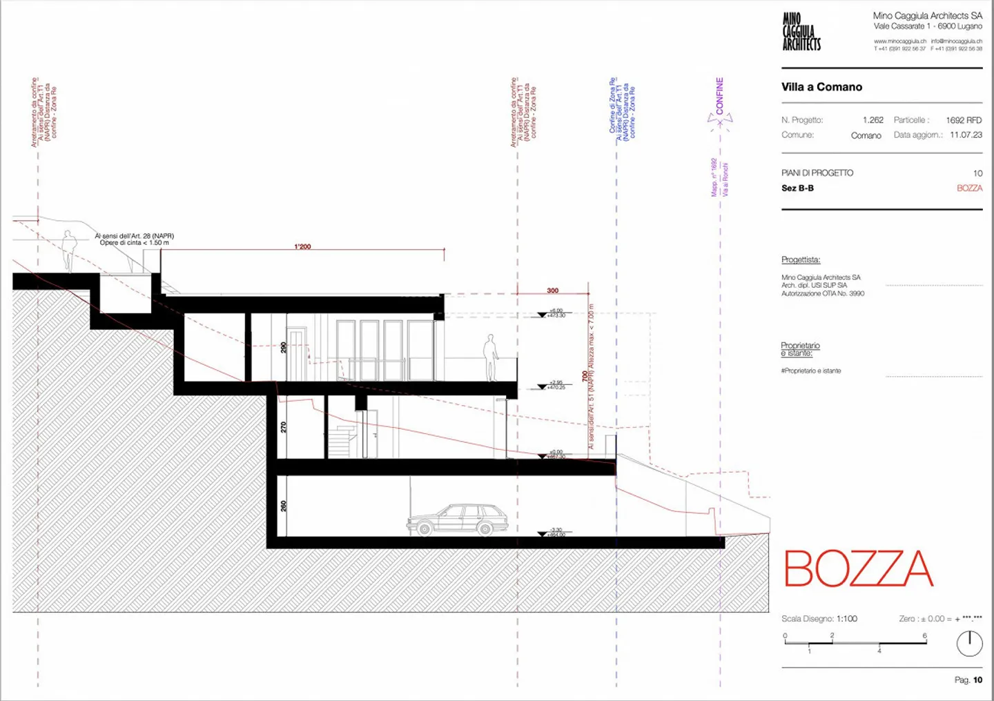 Terreno edificabile con permesso per una villa di lusso a Comano - Foto 12 di 13