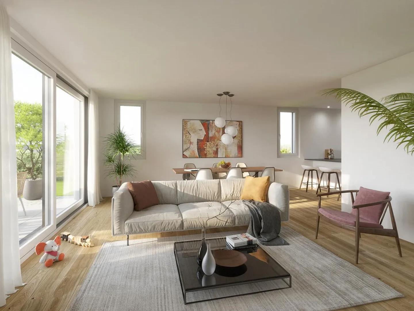 New construction project Fasanenweg with two 6.5-room semi-detached houses: House B - Photo 1 of 6