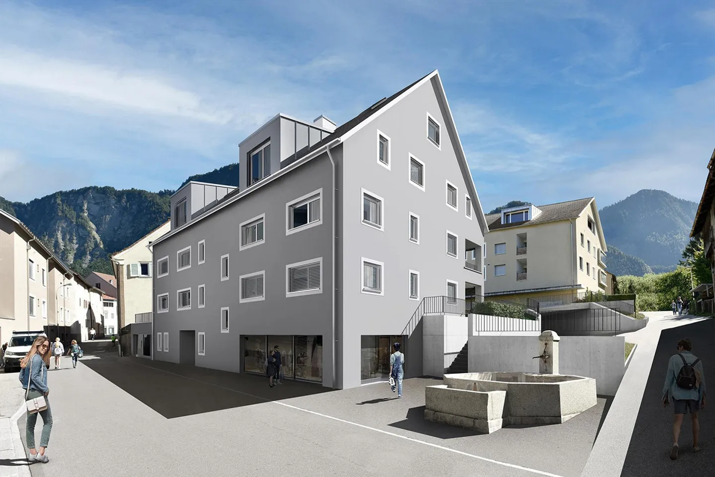 Neubau / 4.5-Zi.-Wohnung Erdgeschoss - Foto 1 von 17