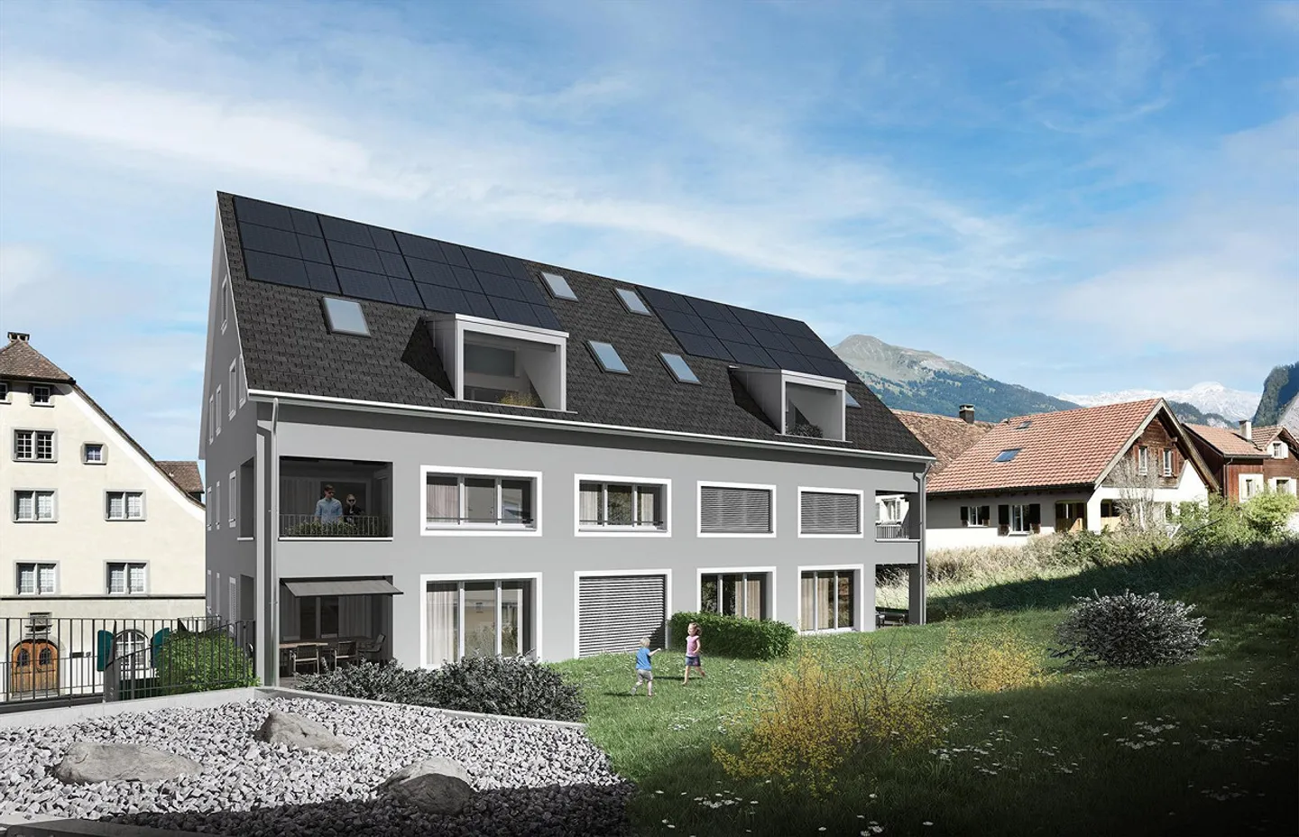 Neubau / 4.5-Zi.-Wohnung Erdgeschoss - Foto 2 von 17