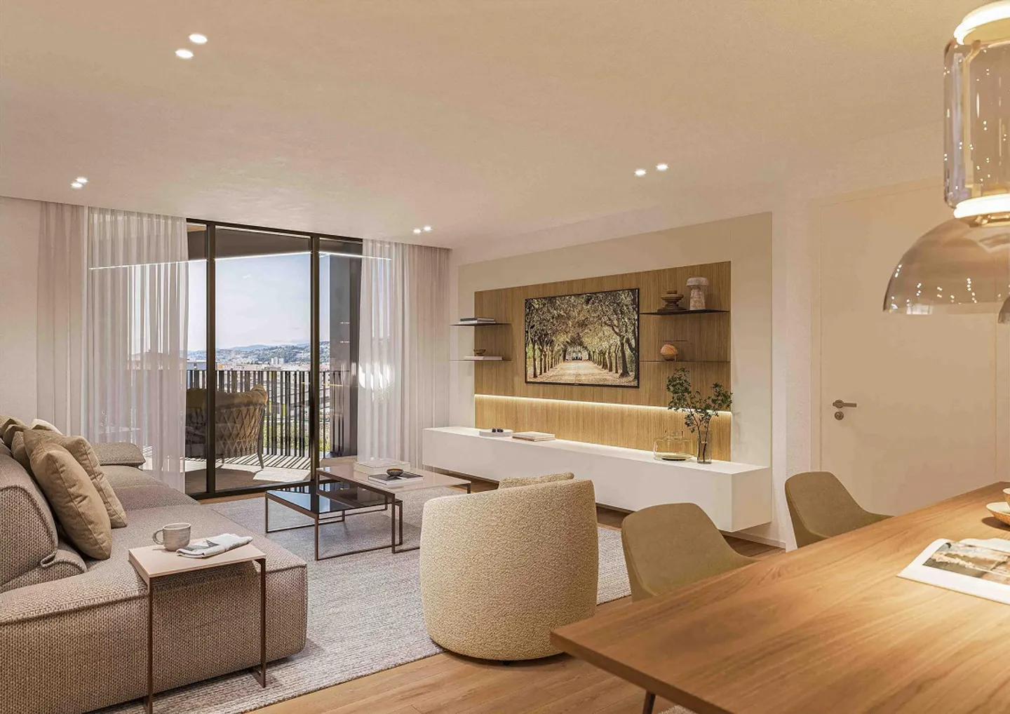 Moderne 2,5 pièces à Lugano Pregassona - Photo 2 sur 5