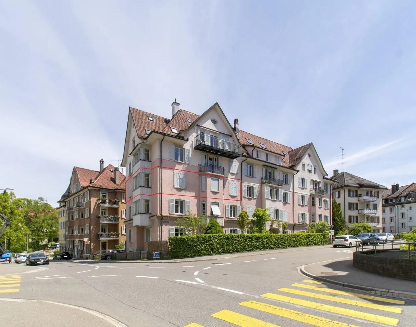 Appartement élégant de 4,5 pièces avec charme ancien à St. Georgen - Photo 9 sur 10