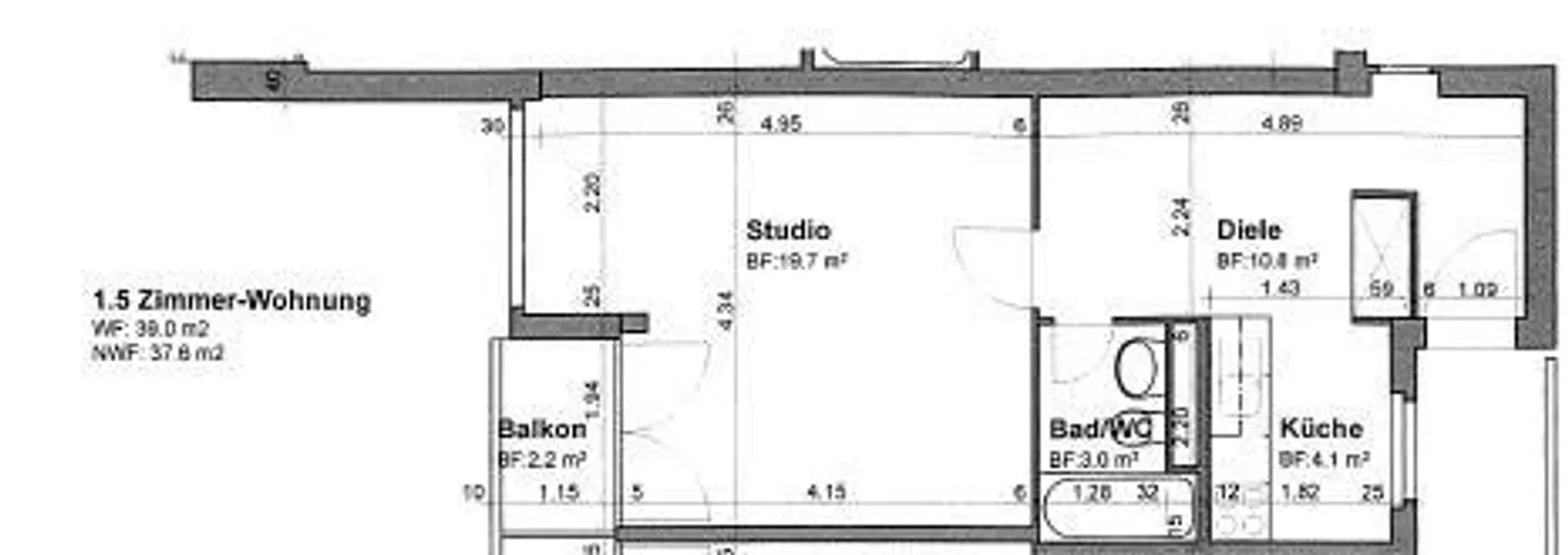 Wohnen beim Bahnhof Kloten mit Blick ins Grüne - Foto 6 von 6