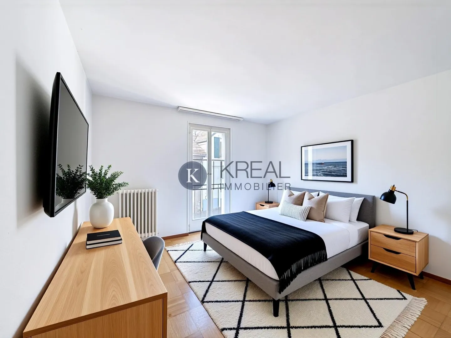 In the heart of Bussigny - 2.5-room apartment with balcony - Photo 5 of 6