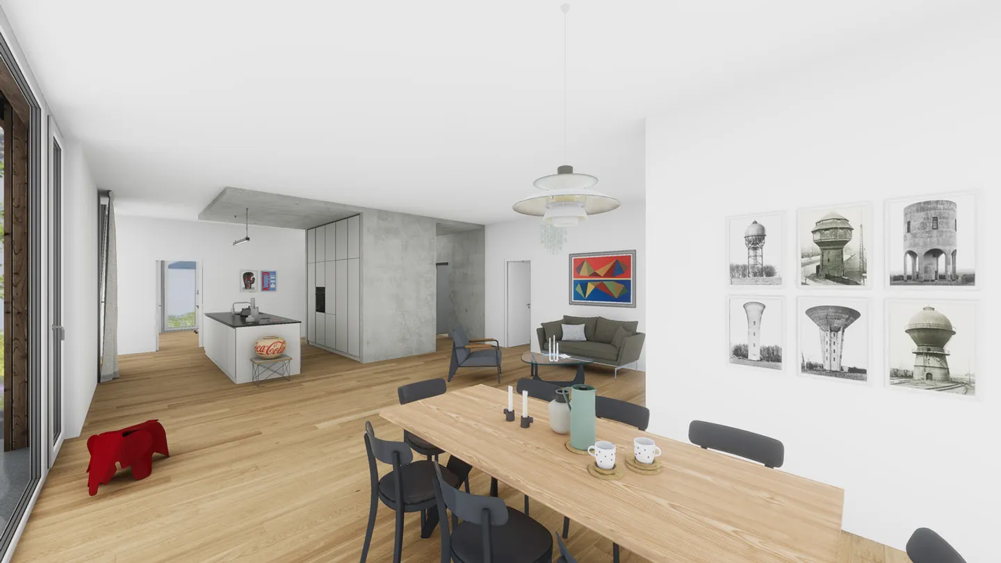 BAUSTART ERFOLGT - ZEITGENÖSSISCHE ARCHITEKTUR AN EXZELLENTER LAGE - Foto 4 von 14