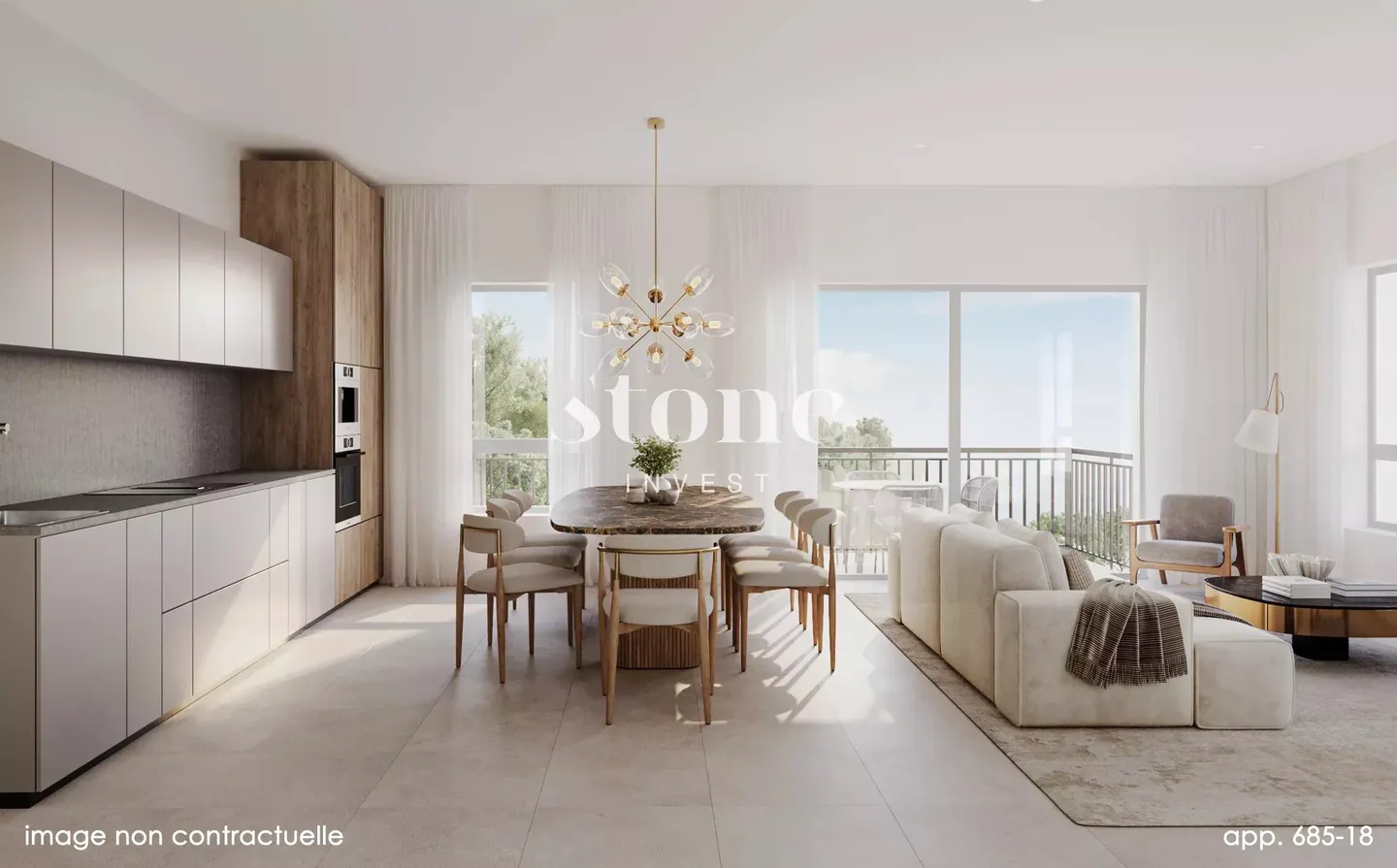 Superbo appartamento nuovo con balcone - Foto 3 di 10