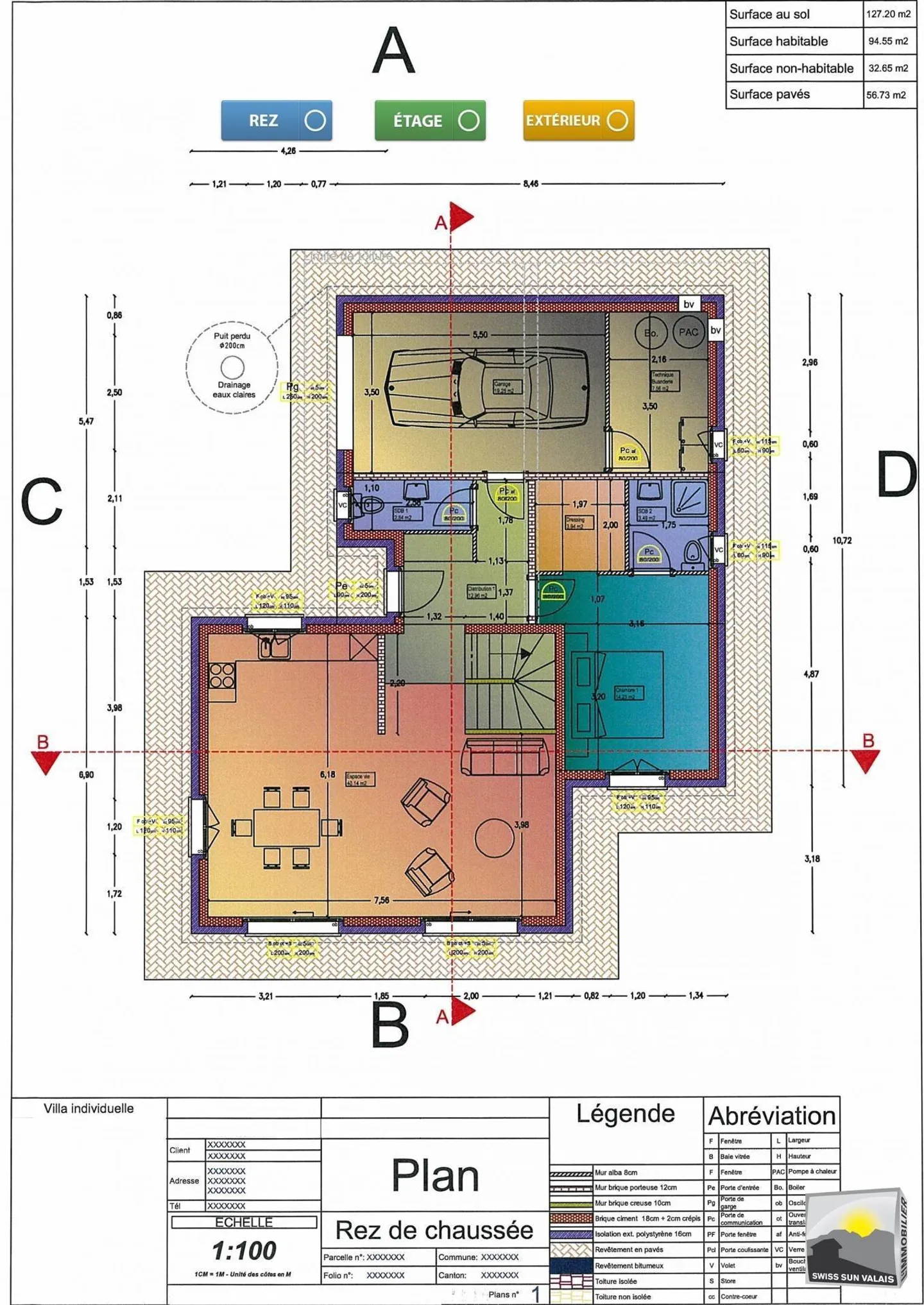 VALAIS/ Ich bin MELROSE, eine magnifique Villa mit 5.5 Zimmern und 185 m² - Photo 12 sur 18