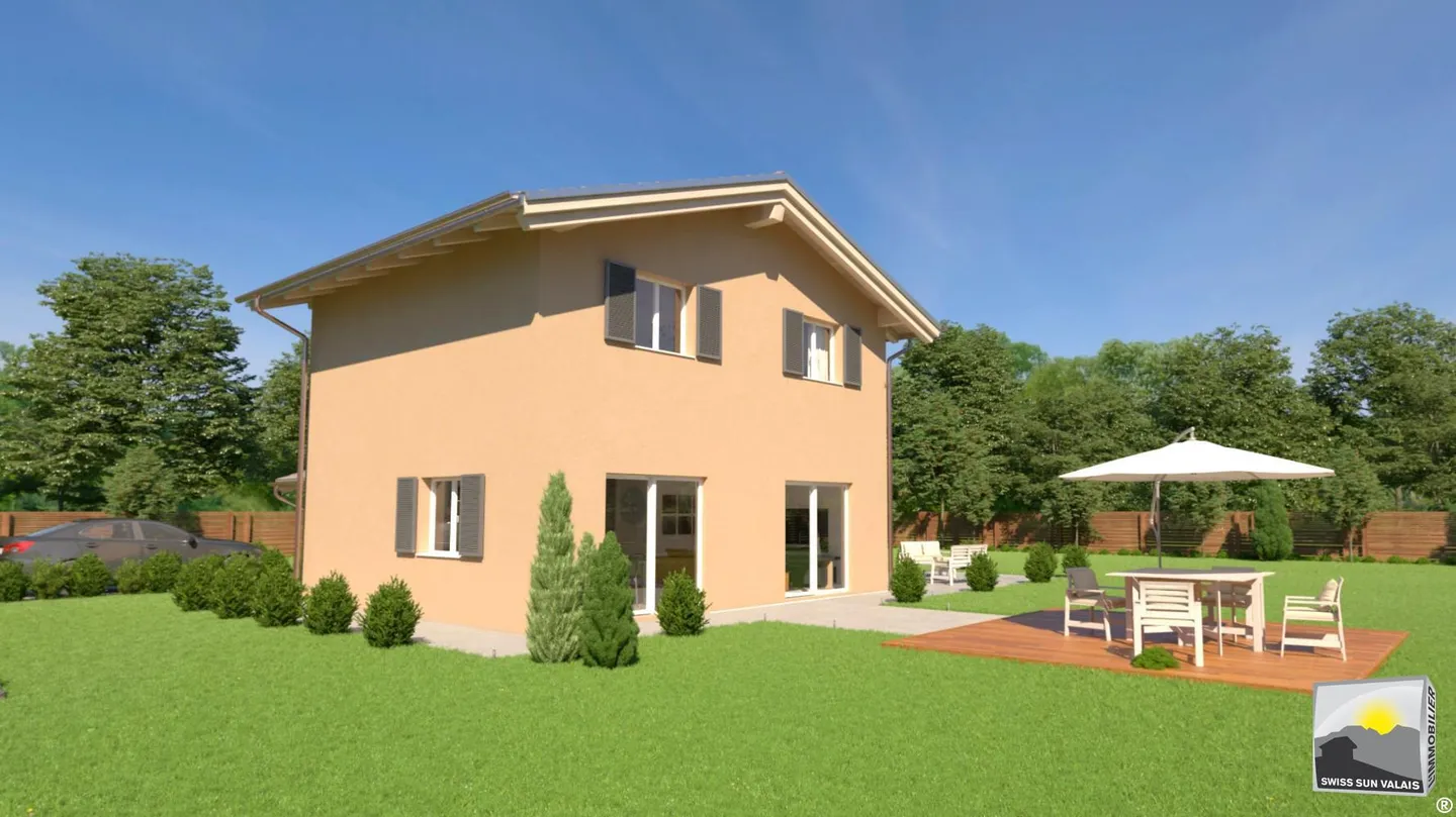 VALAIS/ Ich bin MELROSE, eine magnifique Villa mit 5.5 Zimmern und 185 m² - Photo 16 sur 18