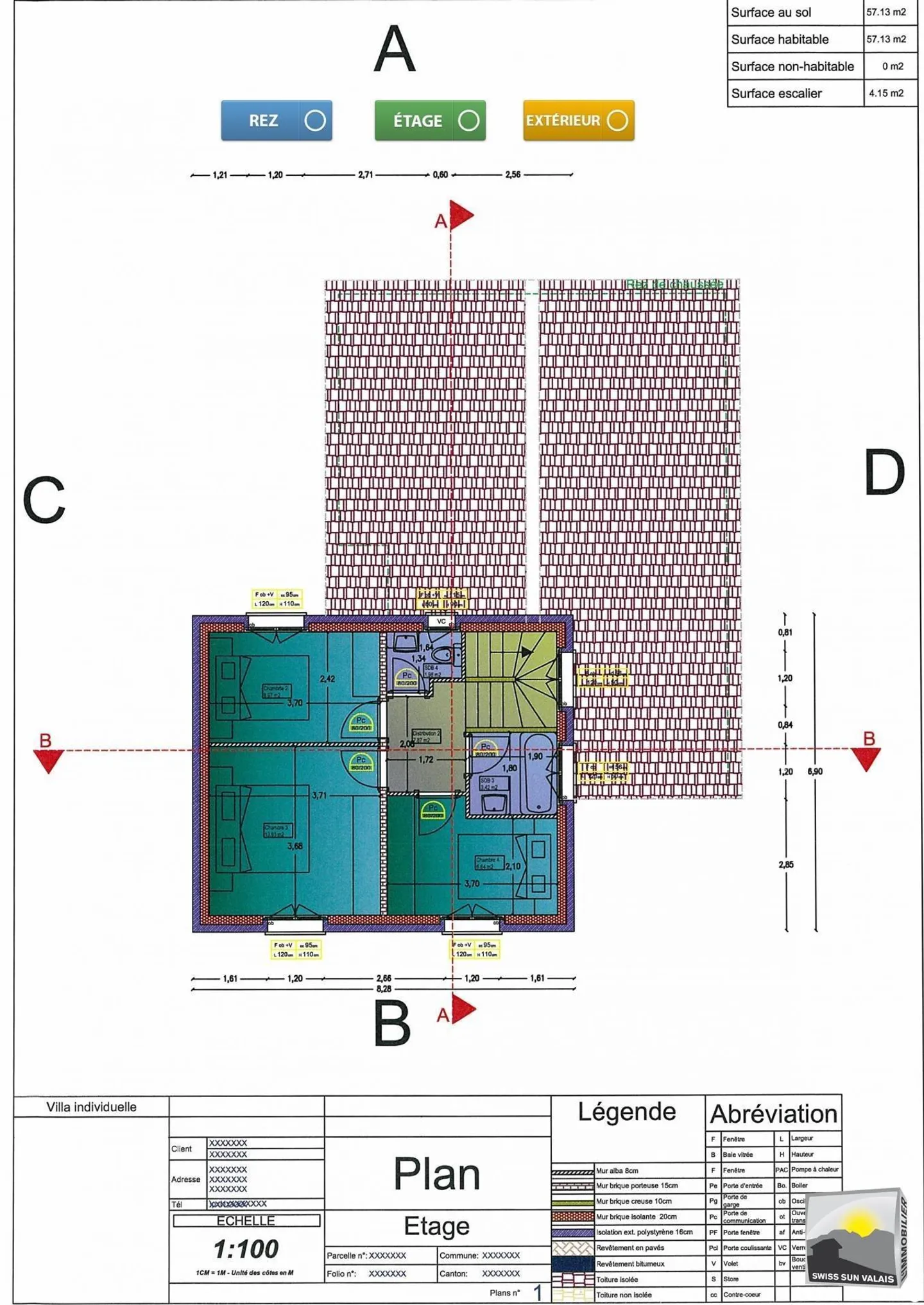 VALAIS/ Ich bin MELROSE, eine magnifique Villa mit 5.5 Zimmern und 185 m² - Photo 13 sur 18