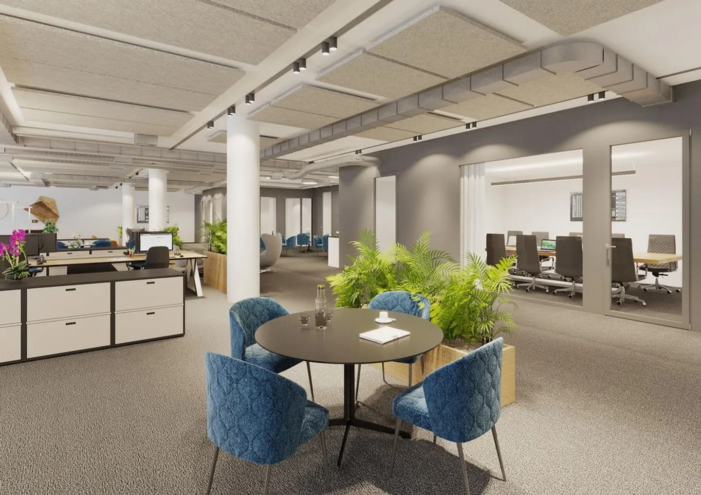 Bureaux entièrement développés dans la zone Grosspeter - Photo 2 sur 5