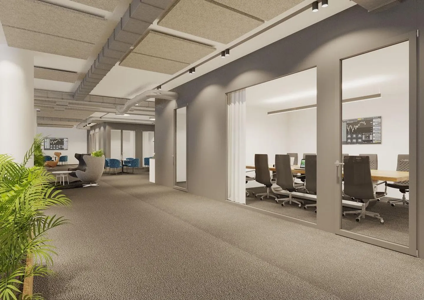 Bureaux entièrement développés dans la zone Grosspeter - Photo 4 sur 5