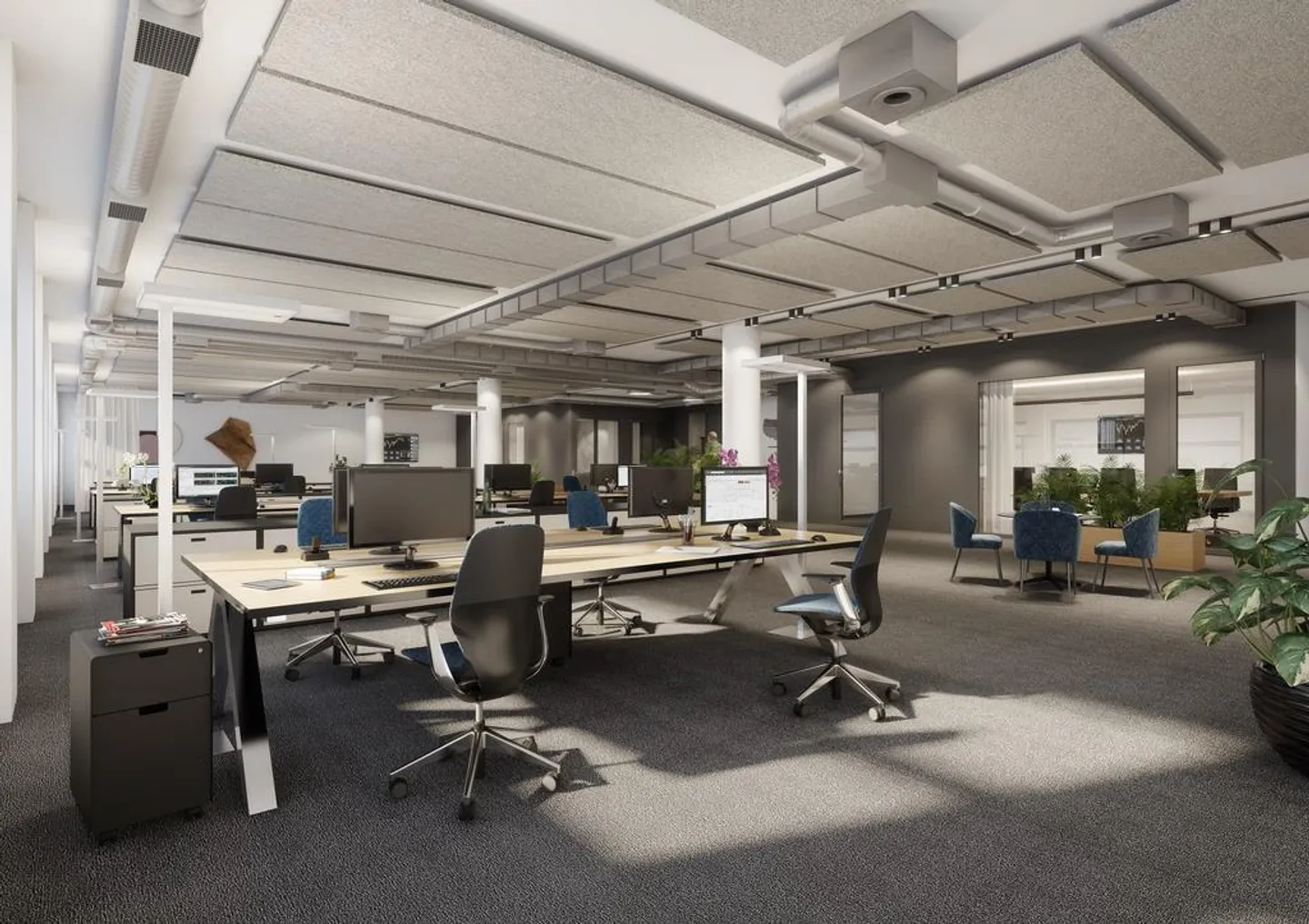 Bureaux entièrement développés dans la zone Grosspeter - Photo 5 sur 5