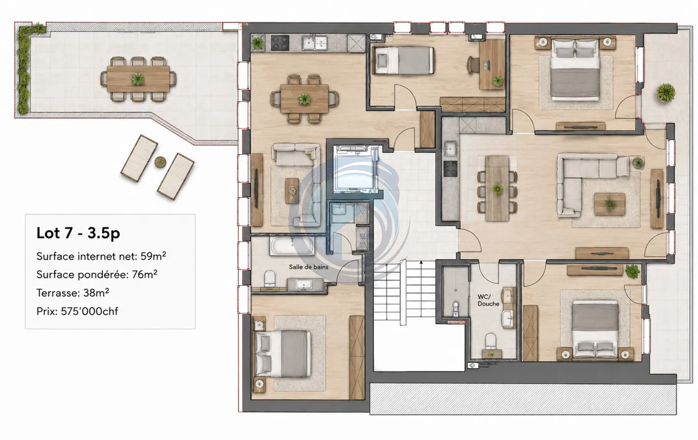 APPARTEMENTS DE 3  ET 4 PIÈCES AU CENTRE DE CHÂTEL-ST-DENIS - Photo 16 sur 19
