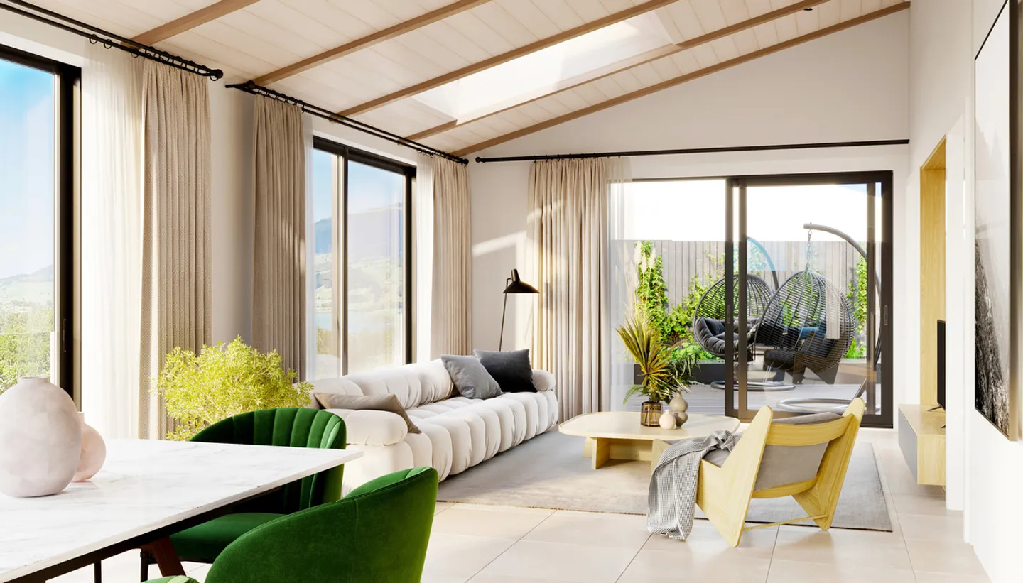 Appartement spacieux de trois familles avec 5,5 pièces à Sorens - Photo 3 sur 13