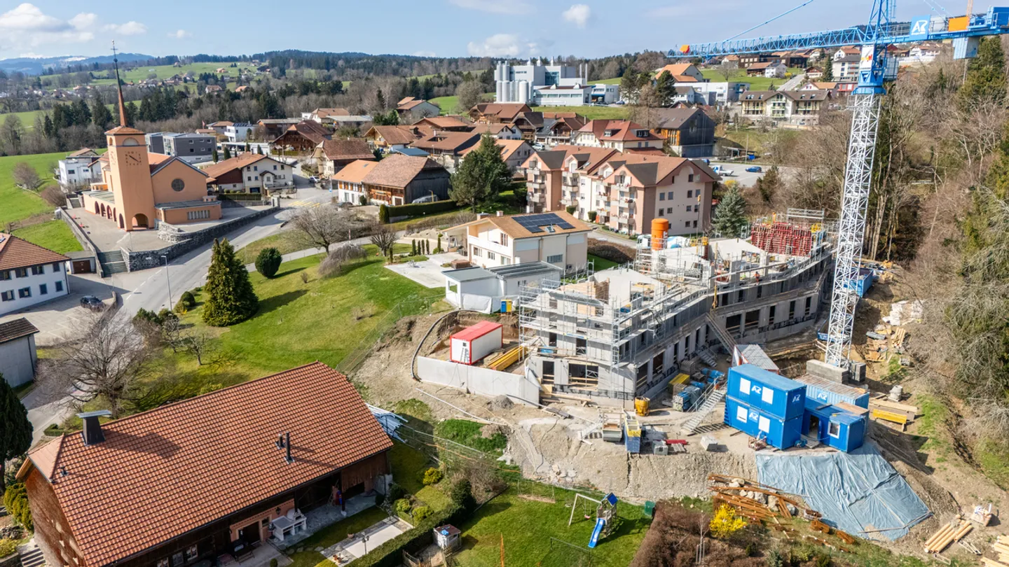 Appartement spacieux de trois familles avec 5,5 pièces à Sorens - Photo 11 sur 13