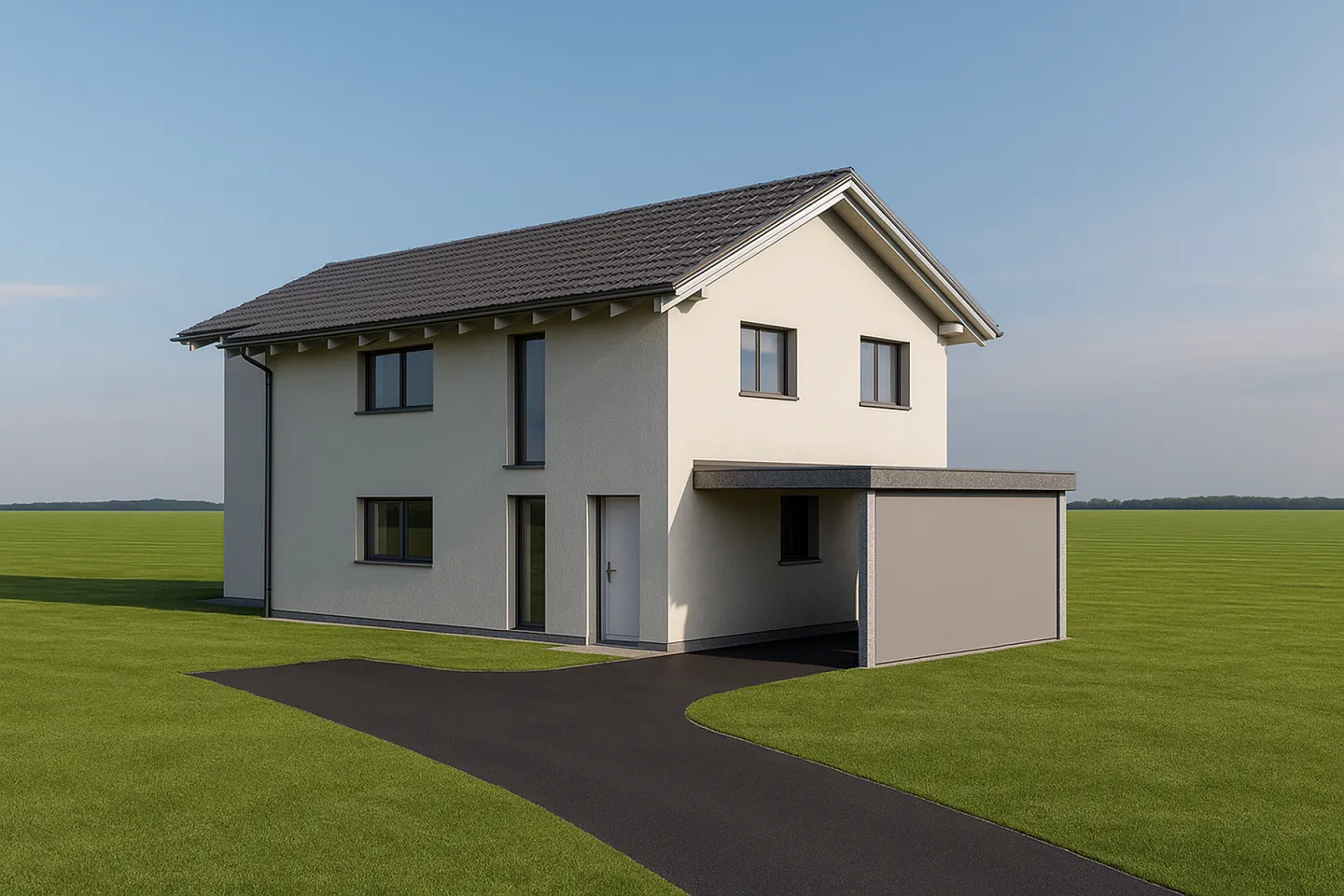 Nuova costruzione, casa unifamiliare di 5,5 stanze in una bella posizione - Foto 1 di 2